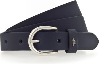 Mustang Lederg&uuml;rtel MUSTANG, Damen, Gr. 100, navy, Rindsleder, G&uuml;rtel Lederg&uuml;rtel, Pull-Up-Leder mit Vintagecharakter, in schmaler Form, 2,5 cm