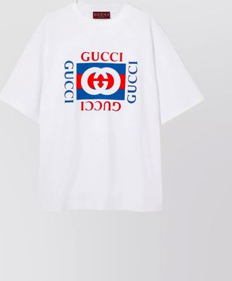 Gucci crewneck graphic print t-shirt