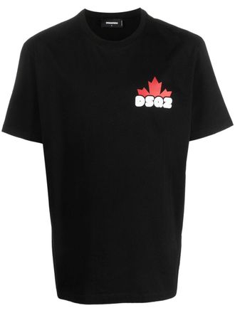 Dsquared2 T-shirt con stampa - Nero