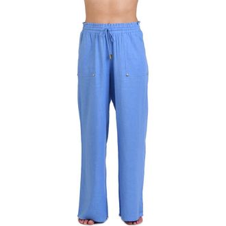 La Blanca Beach Cover-Up Pants in Chambray at Nordstrom Rack, Size Medium