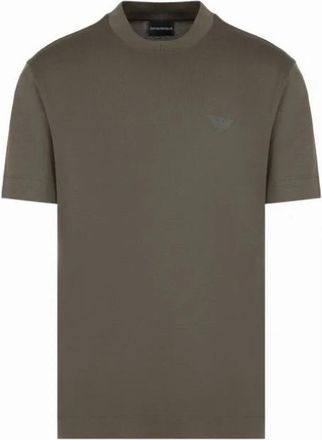 Emporio Armani T-Shirt - Heren - T-shirts - Groen - L - Tops