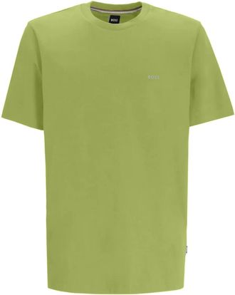 BOSS logo T-shirt - men - Cotton - L - Blue