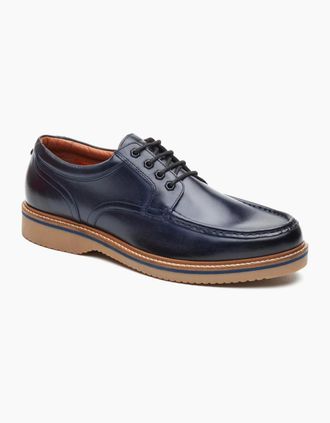 base Mens Langdon Apron Toe Mens Shoes - Navy - Size: 10