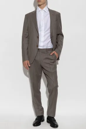 Etro Wool Suit, Mens, Grey