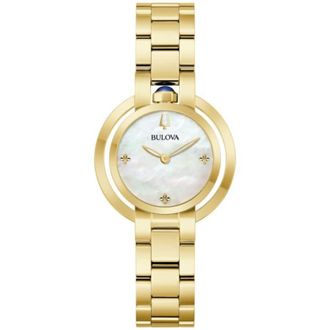 Bulova Rubaiyat Mother of Pearl Dial Ladies Watch 97L181
