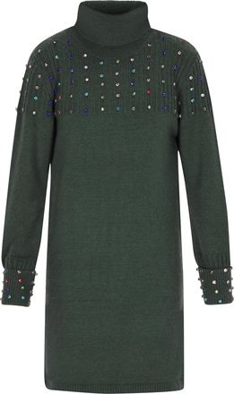 Faina Jurk Dames donkergroen