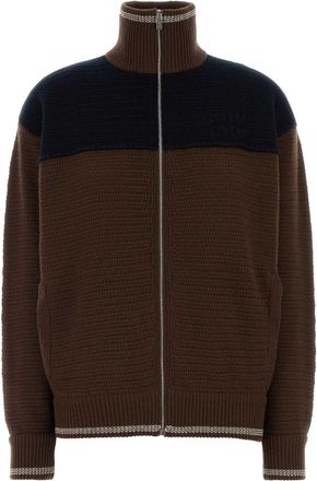 Miu Miu Brown Cashmere Cardigan