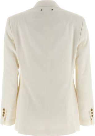 Golden Goose Womens White Polyester Blazer Clothing