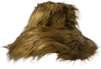 Dolce & Gabbana Womens Brown Modacrylic Faux Fur Bucket Hat Polyester Po