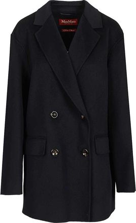 Max Mara Caban In Wool And Silk
