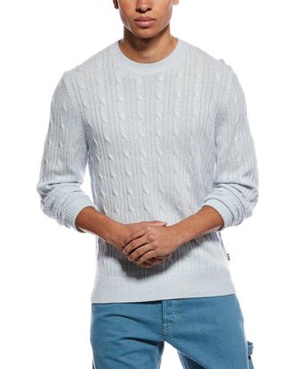 HUGO BOSS Hetico Wool & Cashmere-Blend Crewneck Sweater