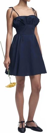 Kika Vargas Mia Dress In Navy