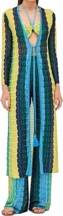Alexis Retti Robe In Blue Multi