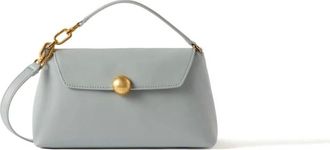 Furla Tassen, Dames, Blauw, ONE Size, Leer, Sfera Soft Mini Schoudertas