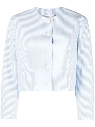 Thom Browne Giacca crop - Blu