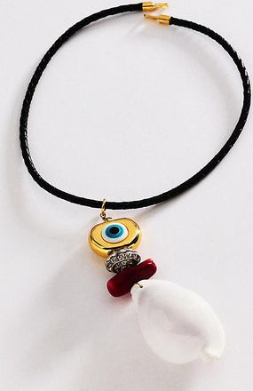 Timeless Pearly Corded Necklace