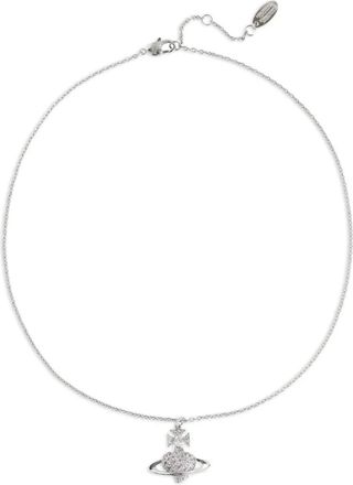 Vivienne Westwood Collana con pendente Orb - Argento