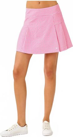 Lilly Pulitzer Luxletic Huxley Skort In Cherry Blossom Pink