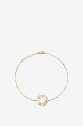 Dinh Van Gelbgold-Armband mit Diamanten Pulse