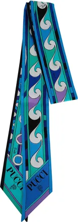 Emilio Pucci Sciarpa In Seta Bandeau 5X120
