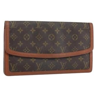 Louis Vuitton Clutch in Tela Pre-owned - - Pre-owned - Donna - Marrone - ONE SIZE
