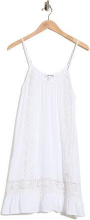 Abound Open Knit Inset Minidress in White at Nordstrom Rack, Size X-Large
