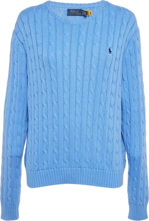 Ralph Lauren Maglione con lavorazione a trecce - Blu