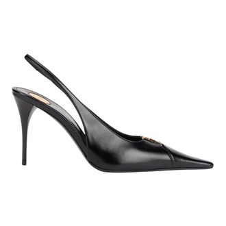 Saint Laurent Zapatos de sal&oacute;n Babylone Breteuil con tira al tal&oacute;n - Shoes - Mujer - Negro - 39 EU