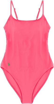 Polo Ralph Lauren Kennedy One-Piece Badpak - Dames - Badpakken - Roze - L - Nylon - Badmode