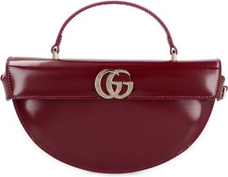 Gucci Womens Calfskin Handbag Rosso Ancora Calf Leather Handbags Hand Bags