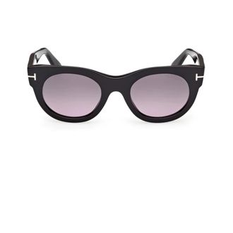 Tom Ford Sunglasses, unisex, Black, Size: 50 MM Marine Sunglasses