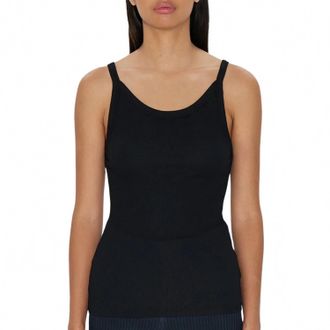 Cotton Citizen Womens Verona Tank Top In Jet Black