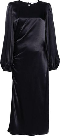 Samsøe & Samsøe Saelvira ruched midi dress - women - Viscose - S - Blue