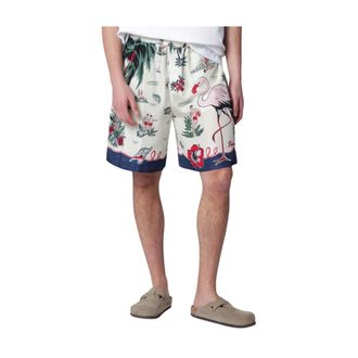 Dsquared2 Casual Shorts, male, Multicolor, Size: L Aloha Souvenir Boxer Shorts