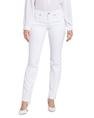 NYDJ Nydj Marilyn Optic White Straight Leg Jean