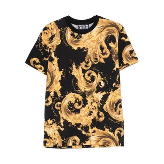 Versace Jeans Couture Uomo, Top, Giallo, XL, new