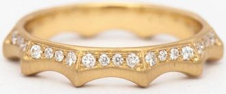 Jade Trau Womens Seline Stacking Band In Gold