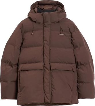 Holzweiler Besseggen Down Jacket - Dames - Winterjassen - Bruin - L - Polyester - Jassen