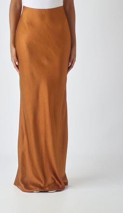 Elisabetta Franchi Croc-Print Faux Leather Midi Pencil Skirt