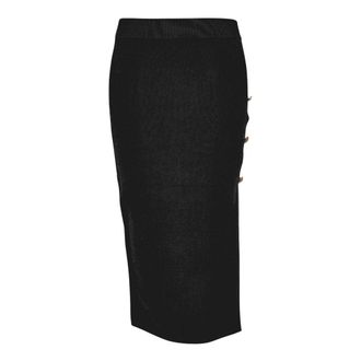 Versace Jeans Couture Dames, Rokken, Zwart, Maat: L Jersey