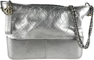 Chanel Pre-owned Shoulder Bags, female, Gray, Size: ONE SIZE Pre-owned Vintage Shoulder Bag