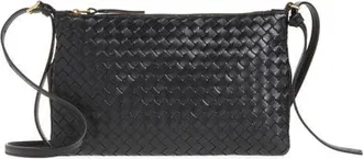 Bottega Veneta Medium Piccolo Intrecciato Leather Wallet on a Strap in 1007 Black-Brass Vibrato at Nordstrom