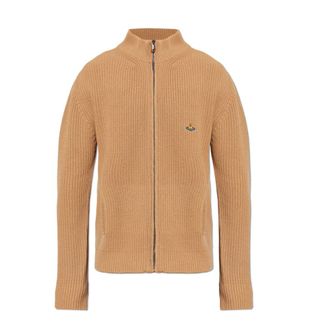 Vivienne Westwood Cardigans, male, Beige, Size: XL Wool cardigan