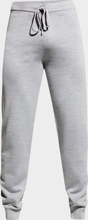 Corneliani Men & apos;s Wool-Blend Jogger Pants