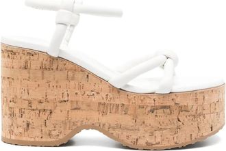 Gianvito Rossi Sandali in pelle 110mm - Bianco