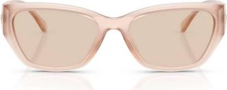 Michael Kors Pearl River Husk Cat Eye Ladies Sunglasses MK2242D 344993 56