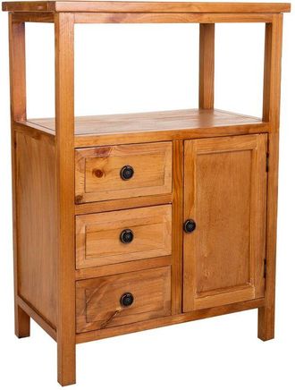 Wanderlust Deco Wanderlust Deco - Aparador De Madera Marr&oacute;n 64x37x90