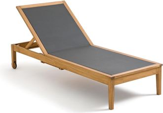 La Redoute Interieurs Verstelbare ligbed in acacia, Limbo