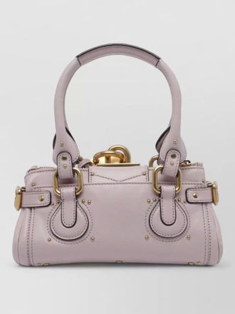 Chlo&eacute; paddington small leather clutch bag