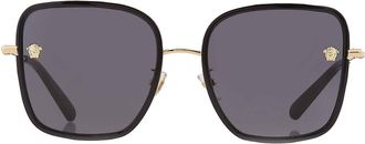 Versace Dark Grey Square Ladies Sunglasses VE2247D 143887 57